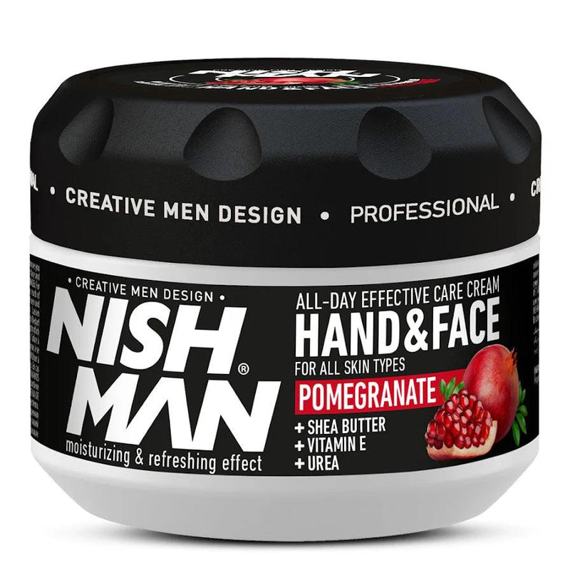 Nishman Hand & Face Cream 300ml with Pomegranate Extract - AdrianaBeautySupply II