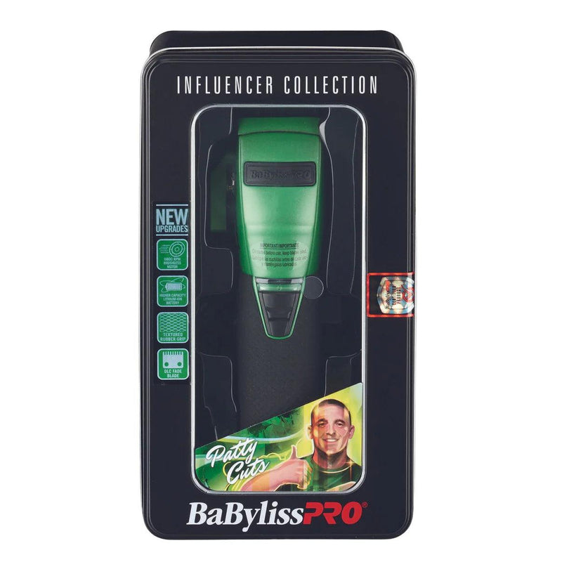 Maquinilla para cortar el pelo Influencer Collection Boost+ de BaBylissPRO, color verde, n.° FX870GI