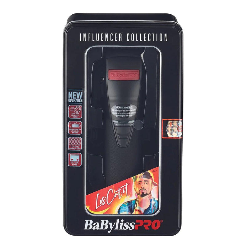 BaBylissPRO Influencer Collection Boost+ Clipper - Black Red