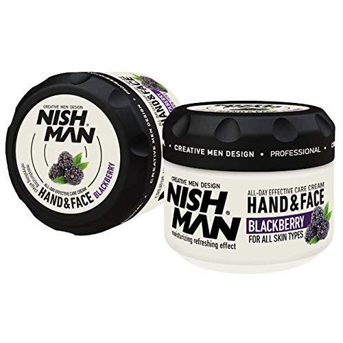 Nishman Hand & Face Cream 300ml with Blackberry Extract - AdrianaBeautySupply II