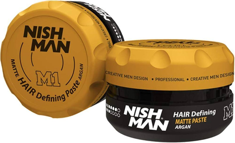 Nishman Hair Defining Matte Paste Argan M1 - AdrianaBeautySupply II