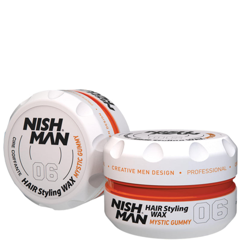 Nishman Aqua Hair Styling Wax 06 Mystic Gummy - AdrianaBeautySupply II