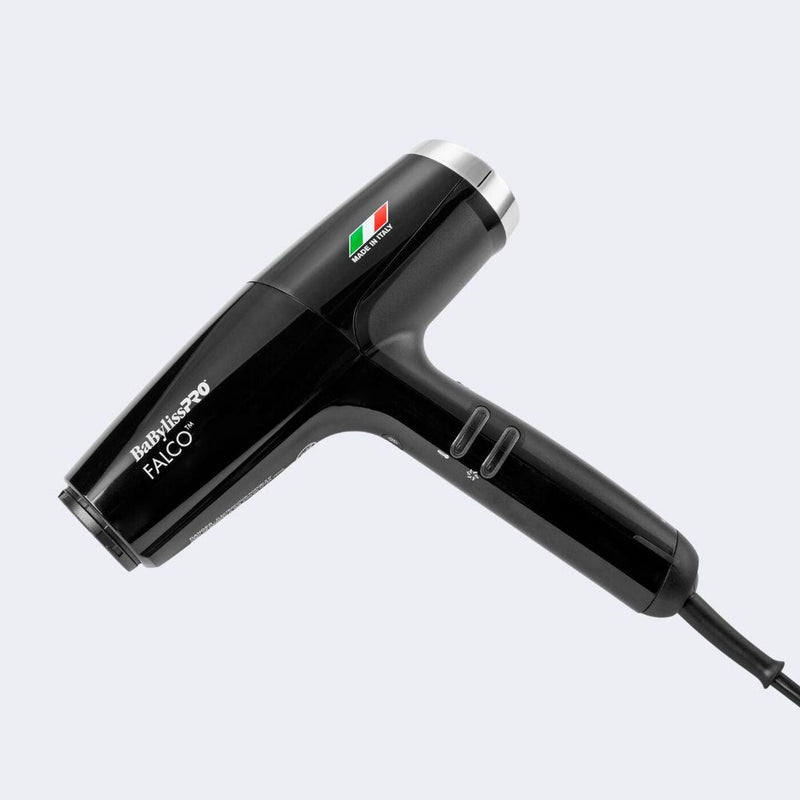 BaBylissPRO® Nano Titanium™ Professional Italian High-Speed Falco Dryer (Black)