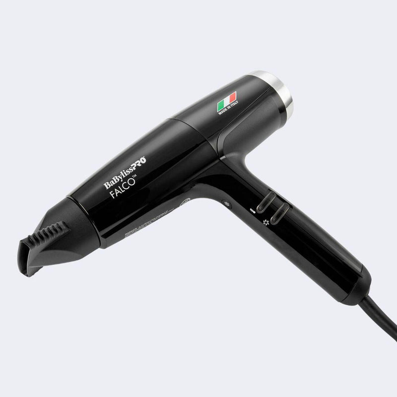 BaBylissPRO® Nano Titanium™ Professional Italian High-Speed Falco Dryer (Black)