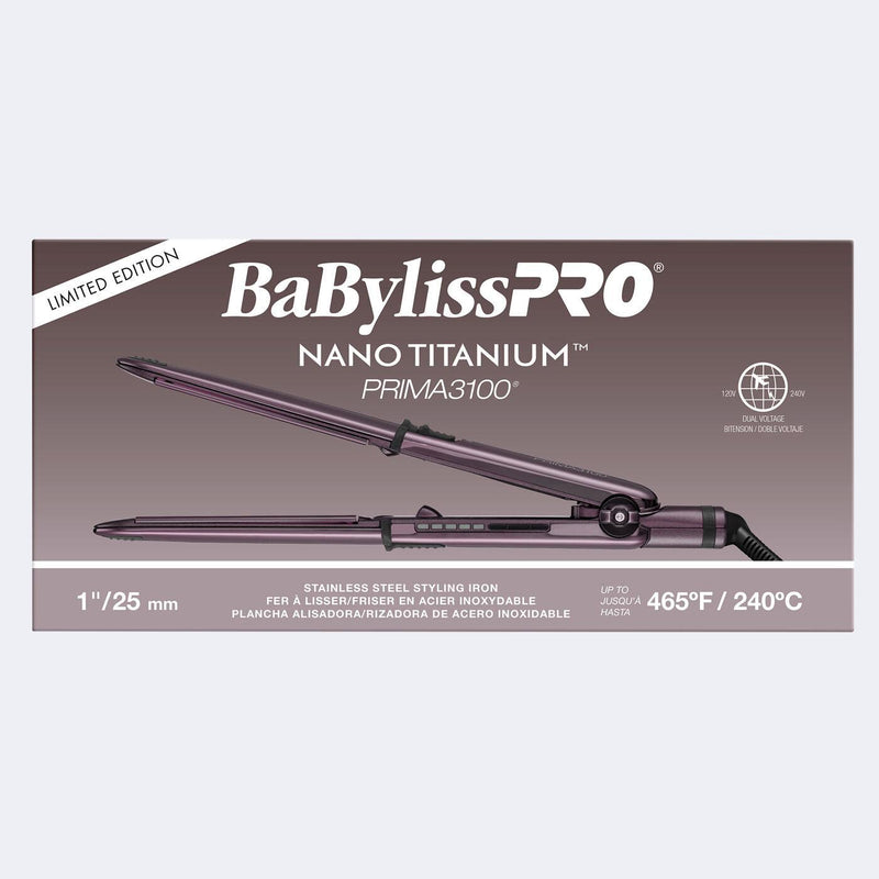 BaBylissPRO® Nano Titanium™ Limited Edition Nightfall Collection 1" Prima3100 Styling Iron