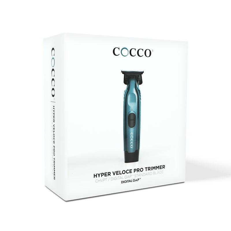 Cocco Hyper Veloce Pro Cordless Trimmer w/ Digital Gap Ambassador Graphene Blade + Charging Stand (CHVPT)