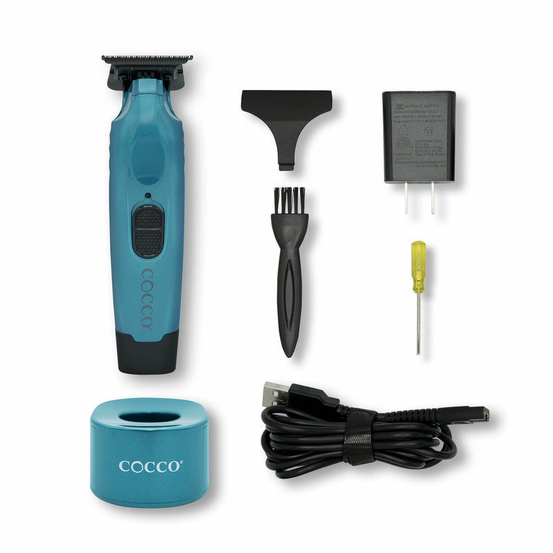 Cocco Hyper Veloce Pro Cordless Trimmer w/ Digital Gap Ambassador Graphene Blade + Charging Stand (CHVPT)