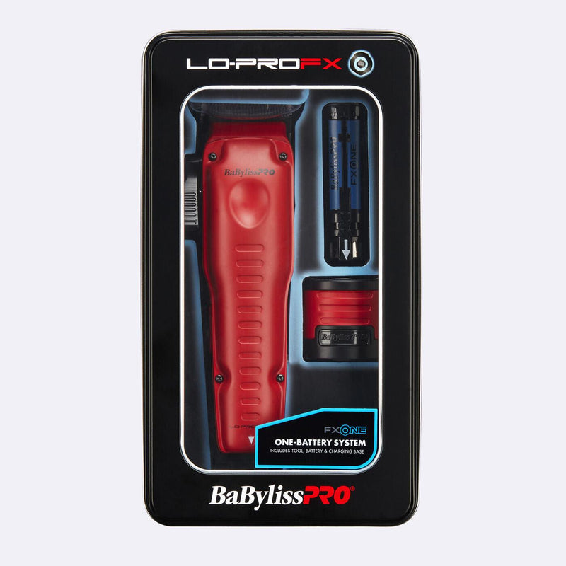 Maquinilla para cortar el pelo BaBylissPRO® FXONE™ Lo-ProFX edición limitada color rojo mate 