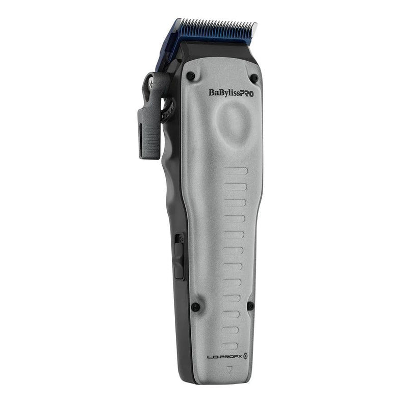 Cortadora de pelo BaBylissPRO FXONE Lo-ProFX de perfil bajo y alto rendimiento en gris mate con paquete de batería de litio intercambiable (FX829) 