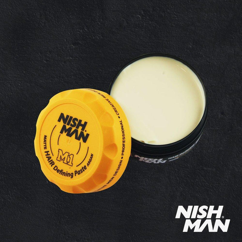 Nishman Hair Defining Matte Paste Argan M1 - AdrianaBeautySupply II