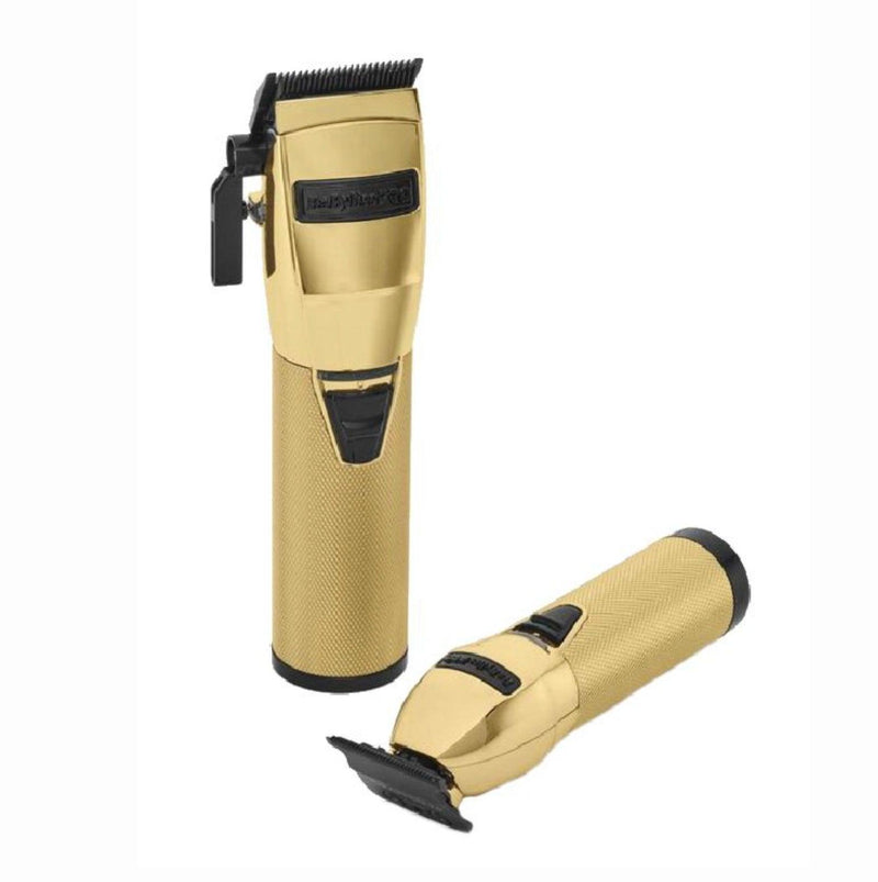 BaBylissPRO LimitedFX Collection Gold Black Clipper & Trimmer Duo FXHOLPK2GB