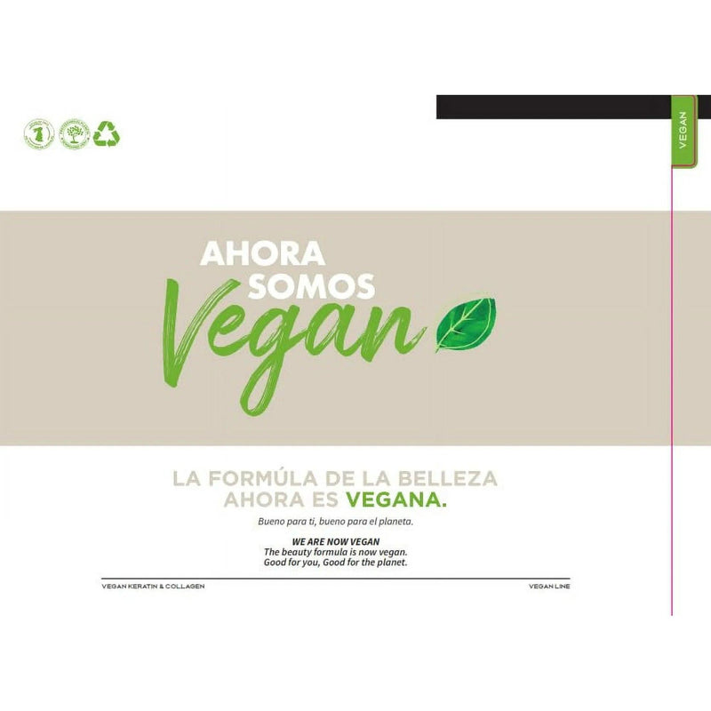 Tratamiento capilar sin aclarado con queratina y colágeno vegano Recamier Professional Salon, 17,6 oz. 