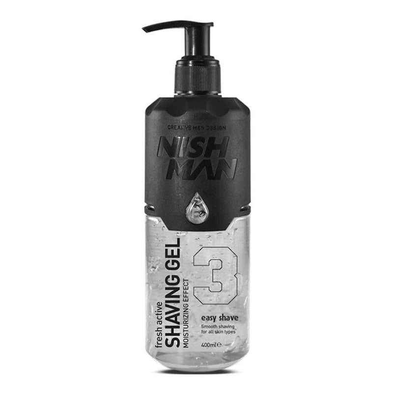 Nishman Shaving Gel (400ml/13.5oz) - AdrianaBeautySupply II