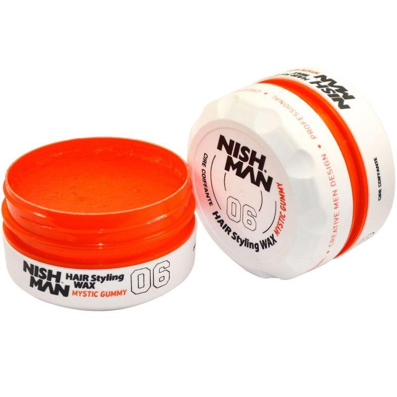 Nishman Aqua Hair Styling Wax 06 Mystic Gummy - AdrianaBeautySupply II