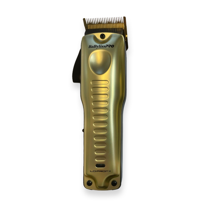 BaByliss PRO Gunmetal & Gold FX Collection Outlining Metal Trimmer & C